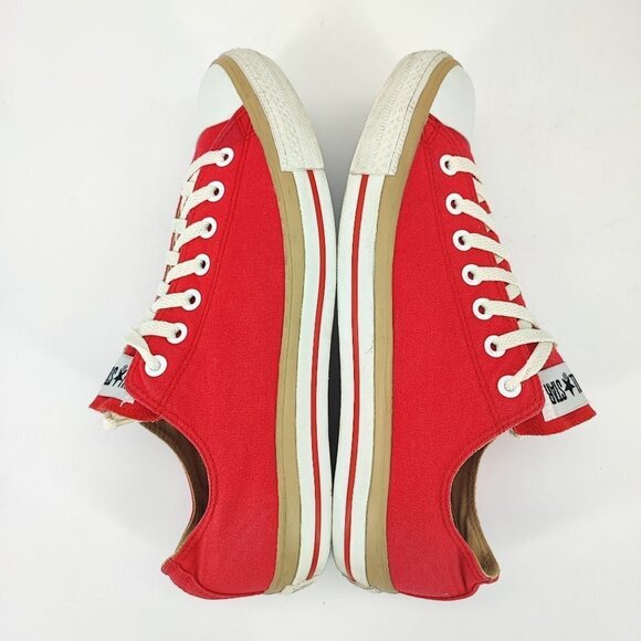 Converse Men's Chuck Taylor FX OX Red Sneakers Canvas Size 11.5 - Picture 6 of 8
